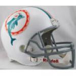 Miami Dolphins Throwback 1972 Riddell Full Size Replica Football Helmet