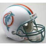 Miami Dolphins Throwback 80-96 Riddell Full Size Replica Football Helmet