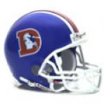 Denver Broncos Throwback 75-96 Riddell Mini Football Helmet