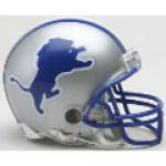 Detroit Lions Throwback 83-92 Riddell Mini Football Helmet