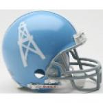 Houston Oilers Throwback 60-62 Riddell Mini Football Helmet