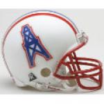 Houston Oilers Throwback 81-96 Riddell Mini Football Helmet