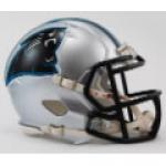 Carolina Panthers Riddell Revolution Speed Mini Football Helmet