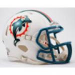 Miami Dolphins Riddell Revolution Speed Mini Football Helmet