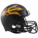 Arizona State Sun Devils Black Riddell Full Size Authentic Football Helmet