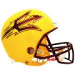 Arizona State Sun Devils Gold Riddell Full Size Authentic Football Helmet