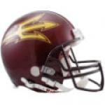 Arizona State Sun Devils Maroon Riddell Full Size Authentic Football Helmet