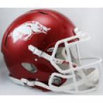 Arkansas Razorbacks Riddell Revolution Speed Full Size Authentic Football Helmet
