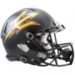 Arizona State Sun Devils Black Riddell Revolution Speed Full Size Authentic Football Helmet