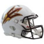 Arizona State Sun Devils White Riddell Revolution Speed Full Size Authentic Football Helmet