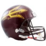 Arizona State Sun Devils Maroon Riddell Replica Full Size Football Helmet