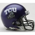 TCU Horned Frogs Riddell Mini Football Helmet