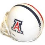 Arizona Wildcats White Riddell Mini Football Helmet