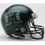 Hawaii Warriors Riddell Mini Football Helmet