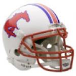 SMU Mustangs Schutt Authentic Full Size College Football Helmet