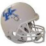 Kentucky Wildcats White Schutt Authentic Full Size College Football Helmet