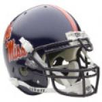 Mississippi (Ole Miss) Rebels Schutt Authentic Full Size College Football Helmet
