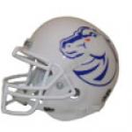 Boise State Broncos White Schutt Authentic Mini Football Helmet