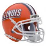 Illinois Fighting Illini Schutt Authentic Mini Football Helmet