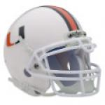 Miami Hurricanes Schutt Authentic Mini Football Helmet
