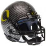 Oregon Ducks Carbon Fiber Schutt Authentic Mini Football Helmet