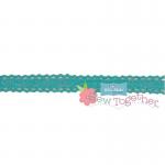 Riley Blake Crocheted Lace in Teal