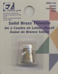 Brass English Thimble Petite