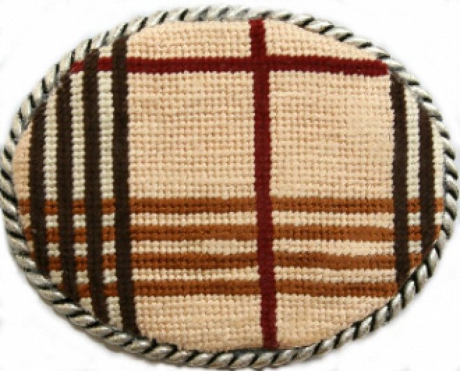 Needlepoint Belt Buckles