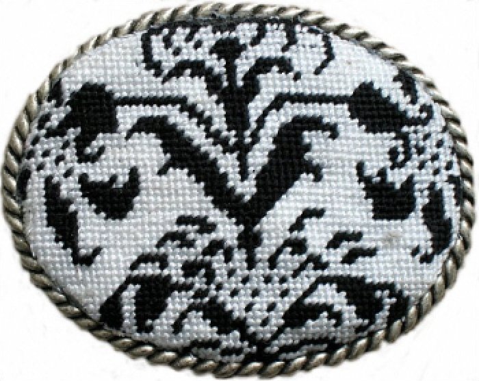 Needlepoint Belt Buckles