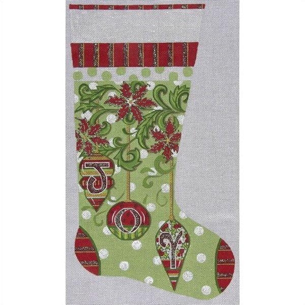 Christmas Stocking Needlepoint Joy