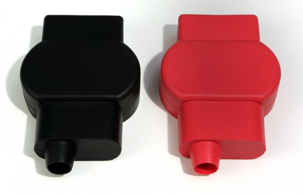 Military Battery Terminal Boots (single cable left entry)