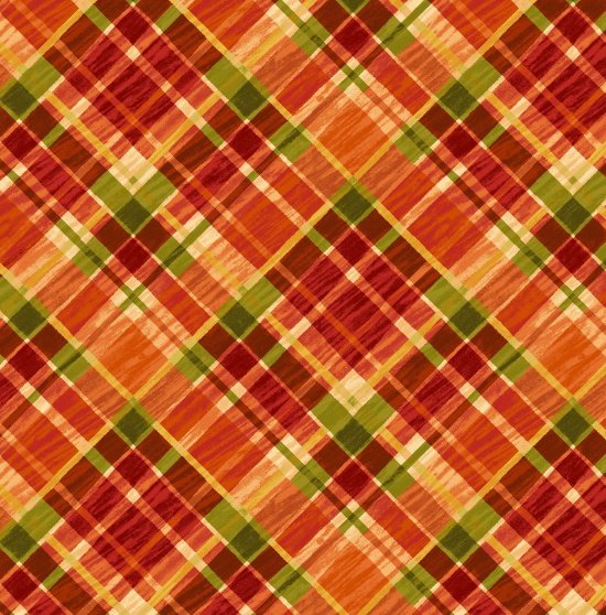 Autumn Plaid Orange 703081156245