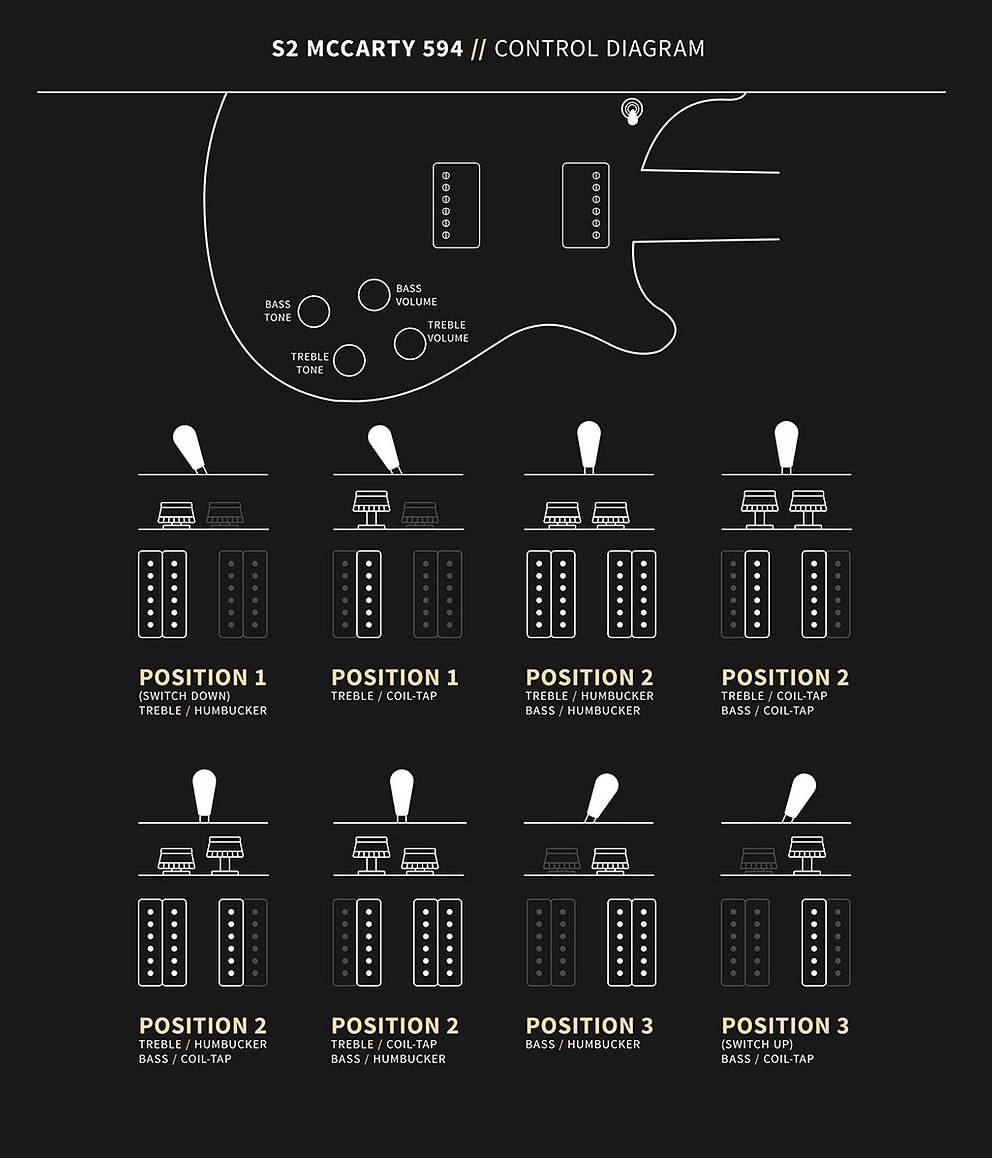 PRS S2 McCarty 594 Control Diagram