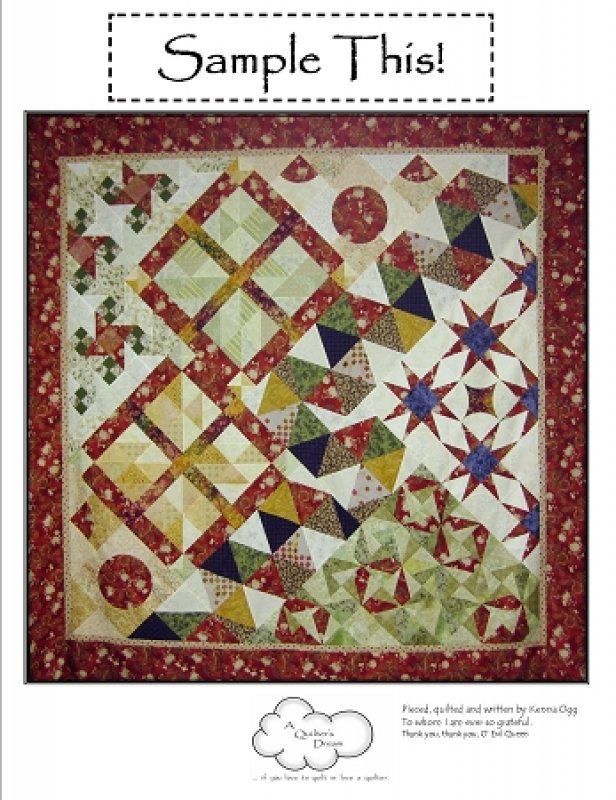 Sample This! Quilt Pattern skuP073 0