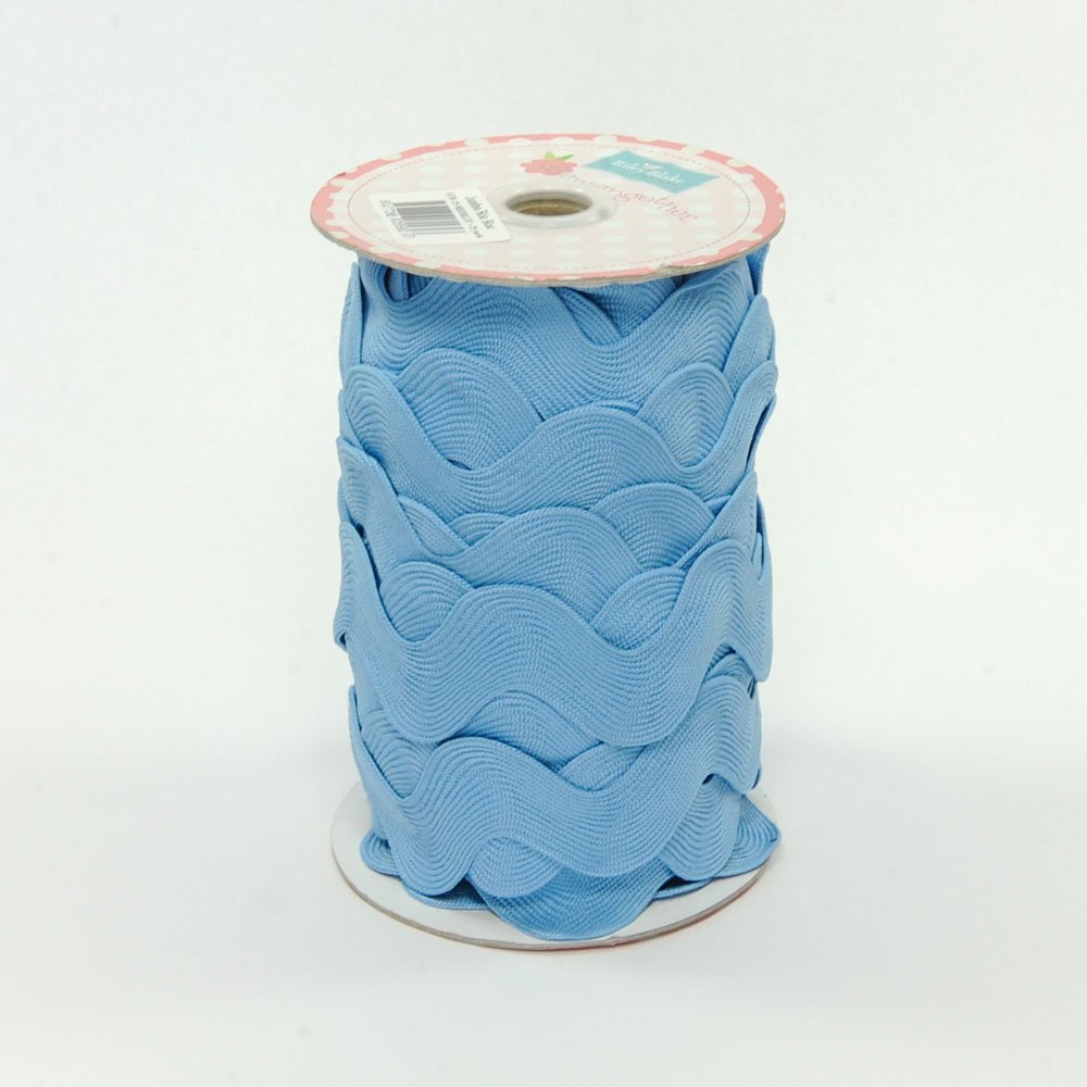 Jumbo Rick Rack Medium Blue 1.5''