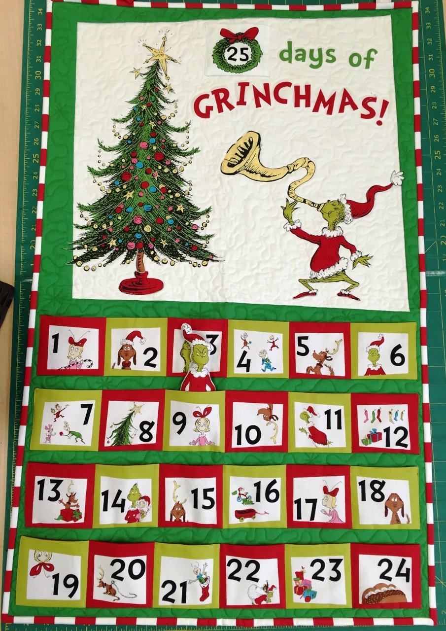 Grinch Advent Calendar Kit 21 X 34 784626715929