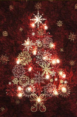 cranberry red christmas tree panel cranberry red christmas tree panel