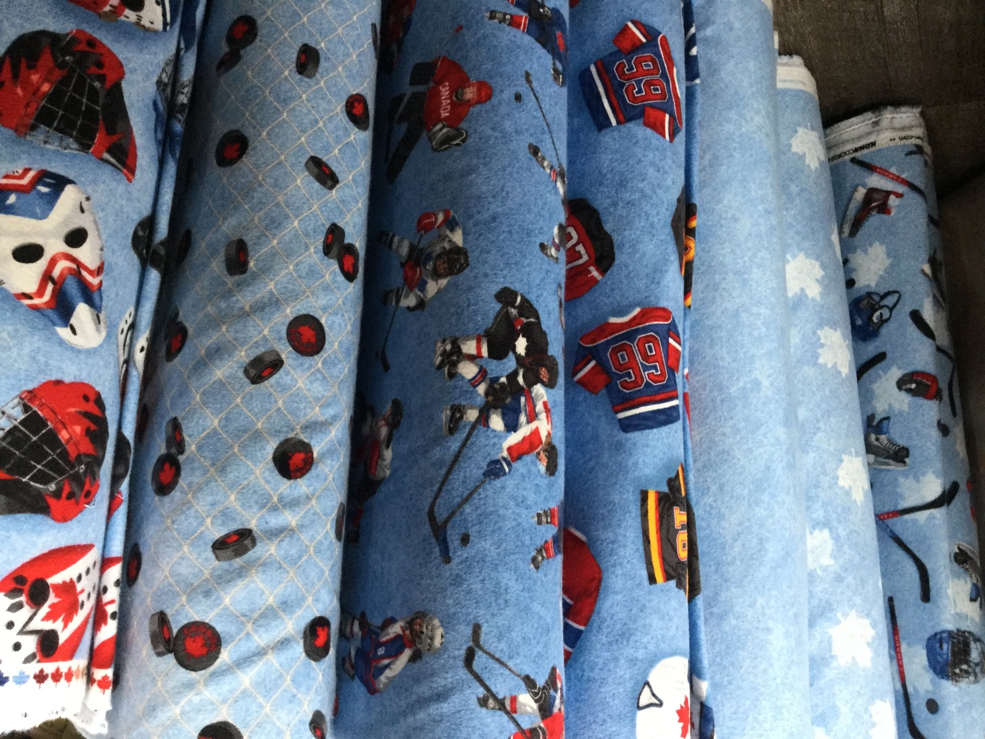 Designer flannels, cottons, and Minky fabrics, plus sewing & quilting