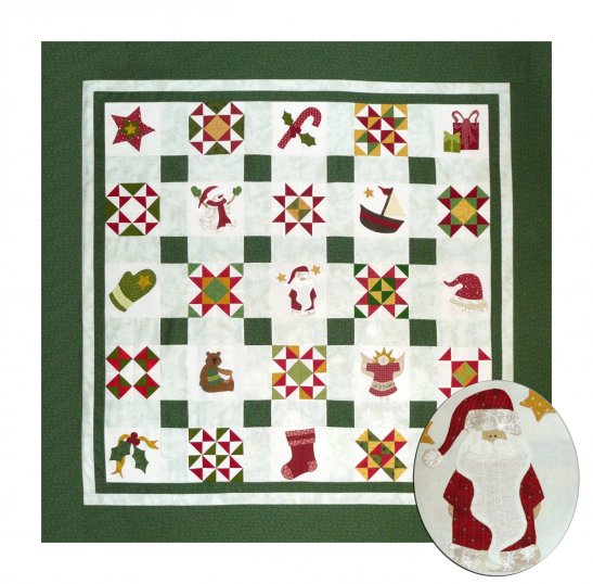 Sue Garman - Night Before Christmas - 6 inch pieced and applique blocks