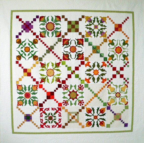 Sue Garman - Chain Gang - flowers and chains