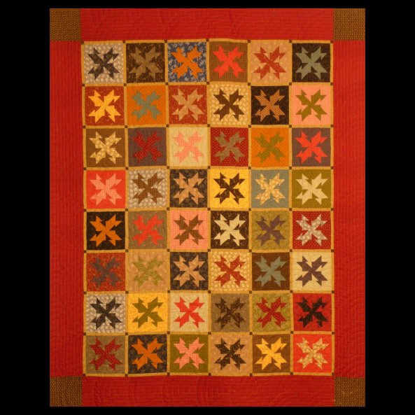 Sue's Walkaway Star Quilt - small stars