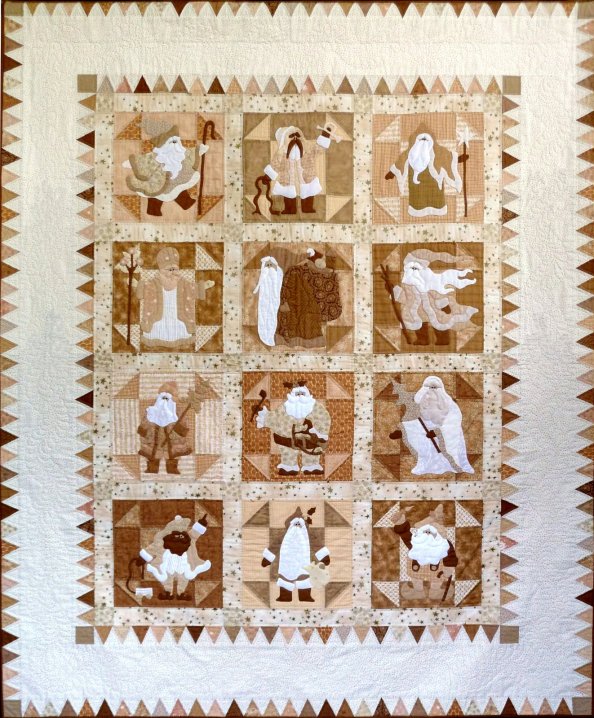Sue Garman - Classic Santas - Champagne version