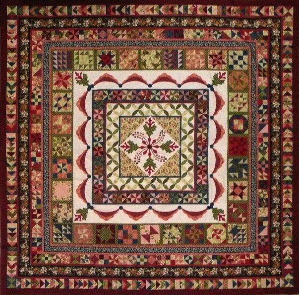 Sue Garman - Coxcomb Medallion