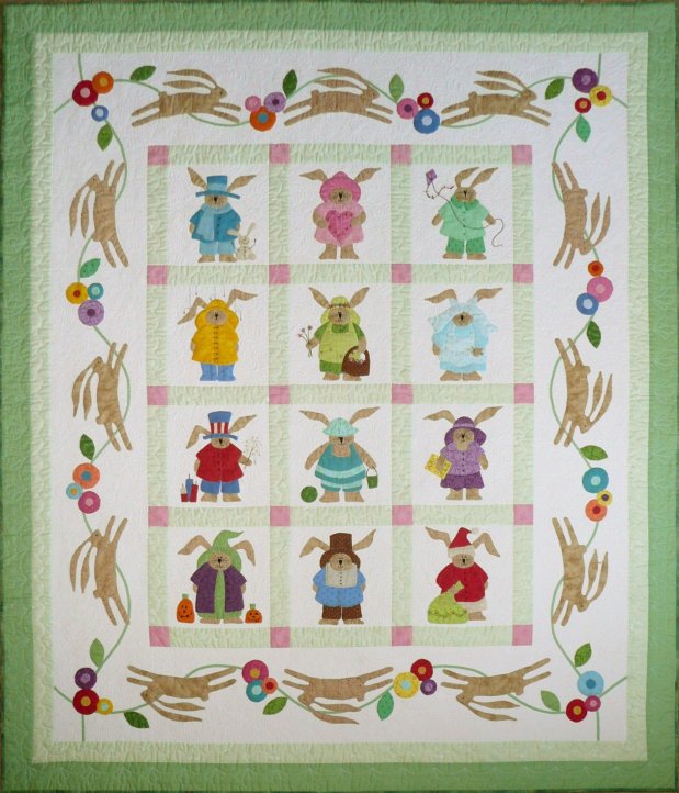 Sue Garman - Bunny Block Sampler