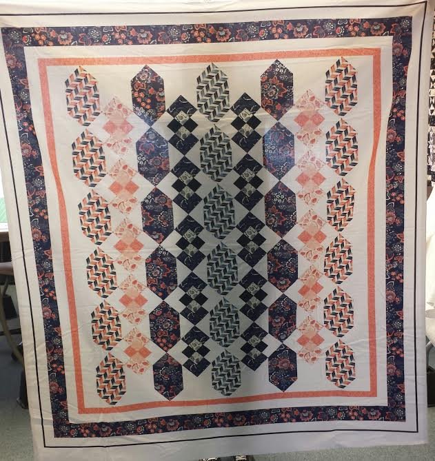 French Navy Quilt Kit 56789123