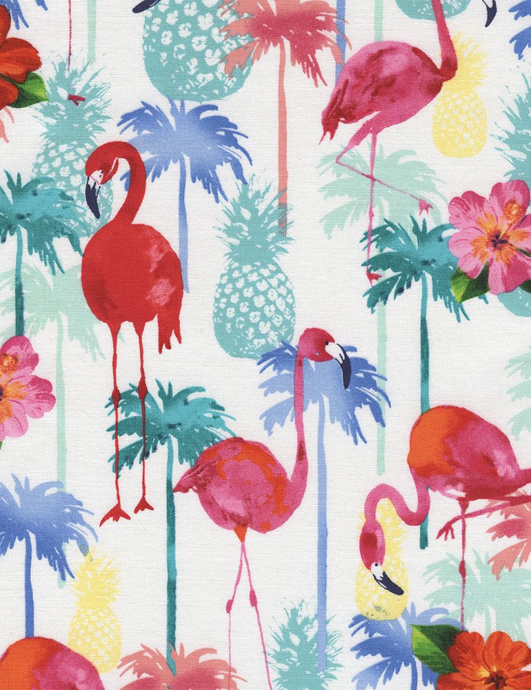 Flamingos and Pineapples