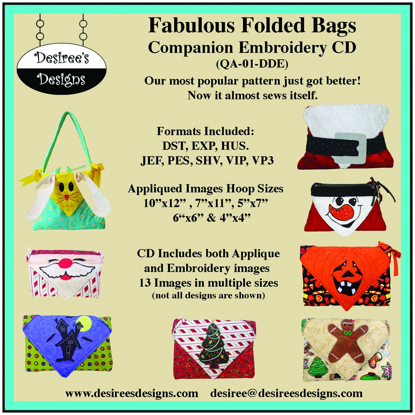 Desiree S Designs Fabulous Folded Bags Pattern Desiree S Designs Fabulous Folded Bags Pattern