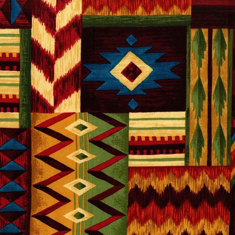 SW Blanket Patchwork Ranch Fabric 6645