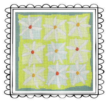 stitch guide for daisies needlepoint pippin studio