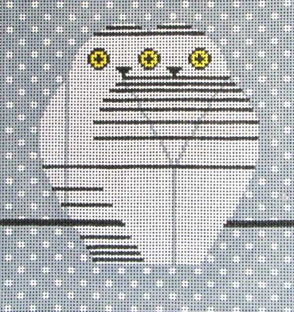 Charley Harper Needlepoint Twowls